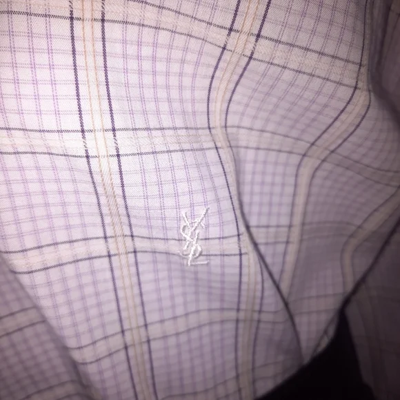 YSL long sleeve white monogram XXL - Picture 2 of 4